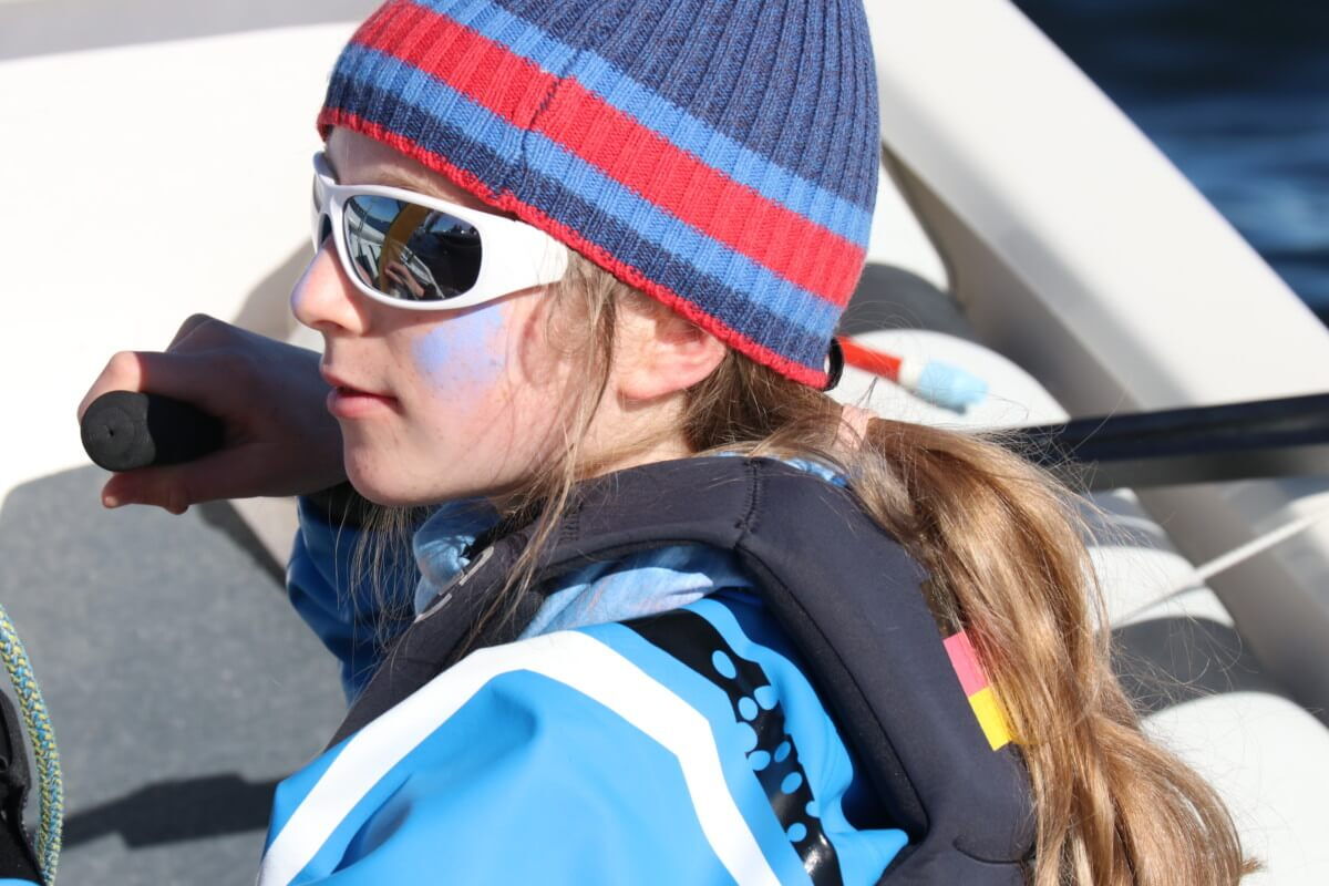 Clara Sigge (ETUF) ist Int. Deutsche Meisterin U13.